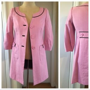 Semantiks Pink Raspberry & Black Top Coat Small